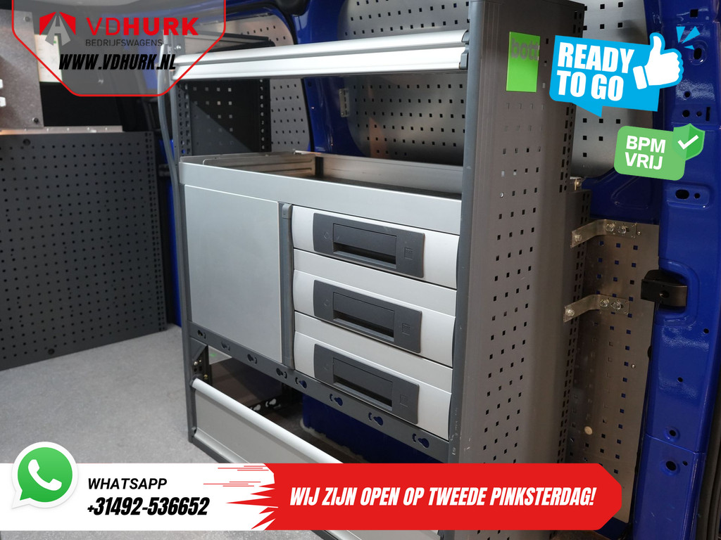 Ford Transit Custom Bestelbus 2.0 TDCI 130 pk Aut. BPM VRIJ! Ready2Go! BOTT Inrichting L+R/ Riem V.V/ Omvormer/ Gev.Stoel/ Stoelverw./ Cruise/ PDC/ Trekhaak/  16