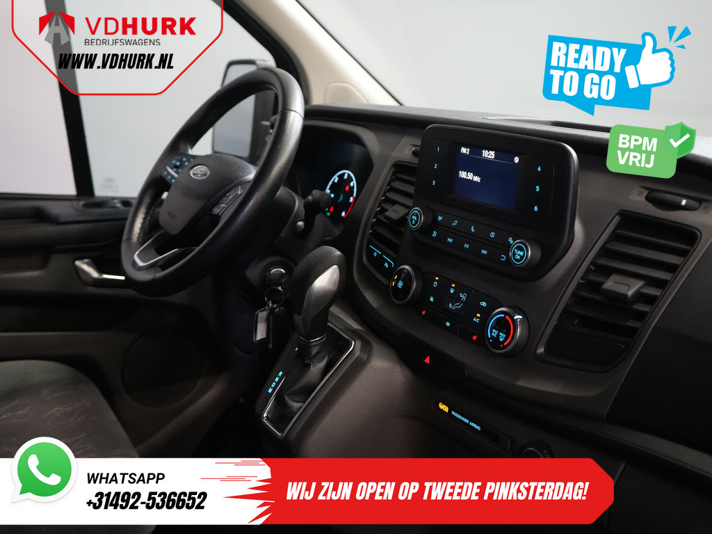 Ford Transit Custom Bestelbus 2.0 TDCI 130 pk Aut. BPM VRIJ! Ready2Go! BOTT Inrichting L+R/ Riem V.V/ Omvormer/ Gev.Stoel/ Stoelverw./ Cruise/ PDC/ Trekhaak/  2