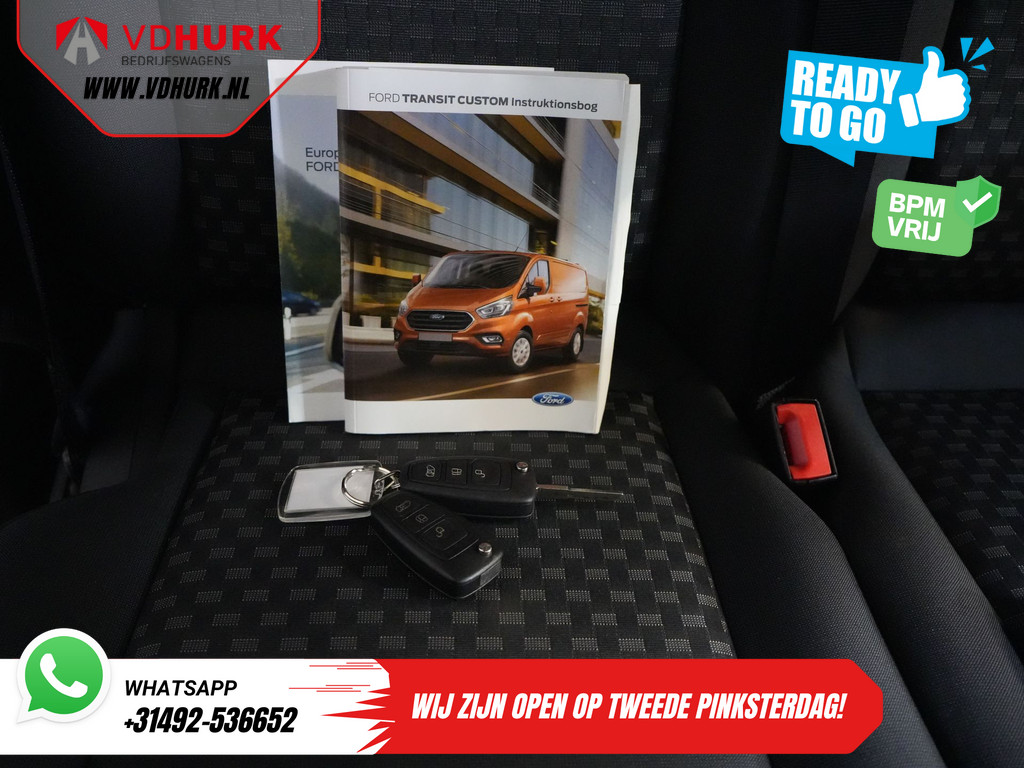Ford Transit Custom Bestelbus 2.0 TDCI 130 pk Aut. BPM VRIJ! Ready2Go! BOTT Inrichting L+R/ Riem V.V/ Omvormer/ Gev.Stoel/ Stoelverw./ Cruise/ PDC/ Trekhaak/  27