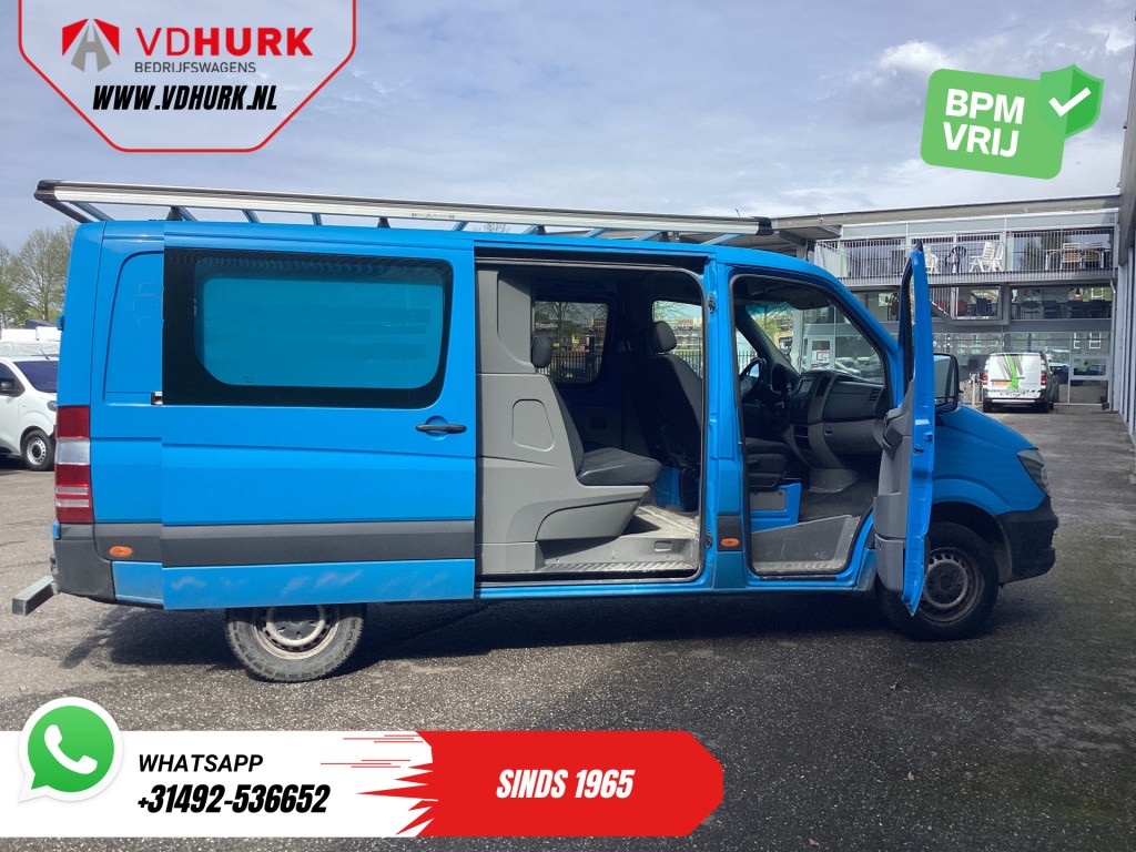Mercedes-Benz Sprinter Bestelbus 314 2.2 CDI Aut. E6 L2 DC Dubbel Cabine EXPORT ONLY 3.5t Trekverm./ Inrichting/ Imperiaal/ Airco/ Navi 5