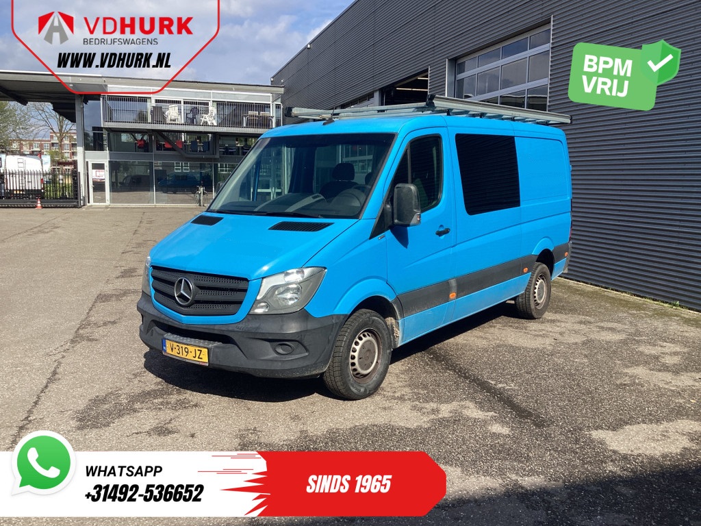 Mercedes-Benz Sprinter Bestelbus 314 2.2 CDI Aut. E6 L2 DC Dubbel Cabine EXPORT ONLY 3.5t Trekverm./ Inrichting/ Imperiaal/ Airco/ Navi 7
