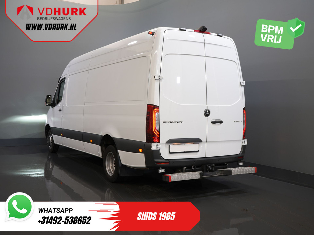 Mercedes-Benz Sprinter Bestelbus 519 3.0 CDI V6 Aut. L3H2 BPM VRIJ! LED/ Dubbel lucht/ 270Gr. Deuren/ Alarm III/ Navi/ Carplay/ Camera/ PDC/ Cruise/ Trekhaak/ Ai 1