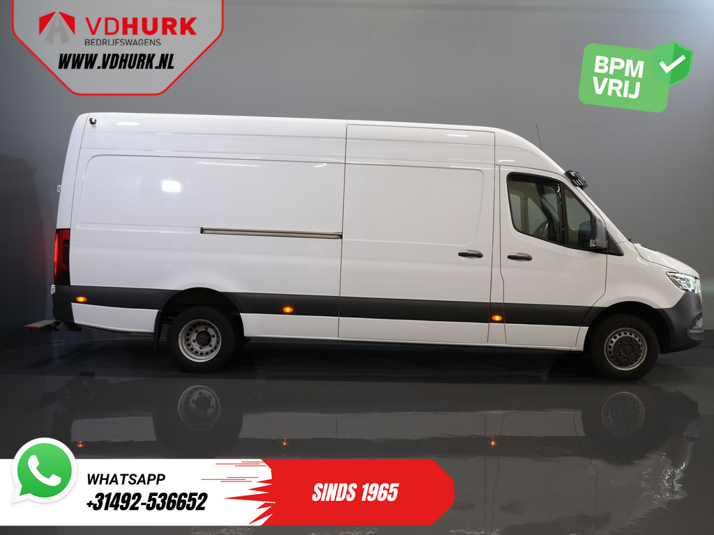 Mercedes-Benz Sprinter Bestelbus 519 3.0 CDI V6 Aut. L3H2 BPM VRIJ! LED/ Dubbel lucht/ 270Gr. Deuren/ Alarm III/ Navi/ Carplay/ Camera/ PDC/ Cruise/ Trekhaak/ Ai 10