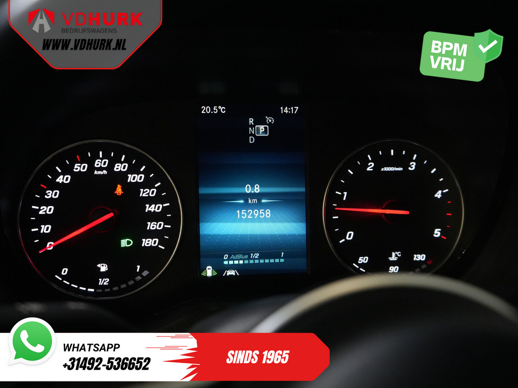 Mercedes-Benz Sprinter Bestelbus 519 3.0 CDI V6 Aut. L3H2 BPM VRIJ! LED/ Dubbel lucht/ 270Gr. Deuren/ Alarm III/ Navi/ Carplay/ Camera/ PDC/ Cruise/ Trekhaak/ Ai 21