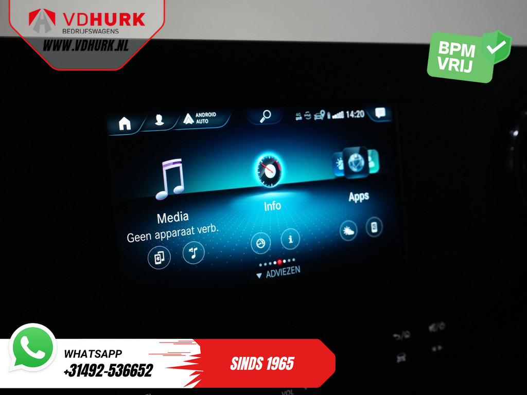 Mercedes-Benz Sprinter Bestelbus 519 3.0 CDI V6 Aut. L3H2 BPM VRIJ! LED/ Dubbel lucht/ 270Gr. Deuren/ Alarm III/ Navi/ Carplay/ Camera/ PDC/ Cruise/ Trekhaak/ Ai 25