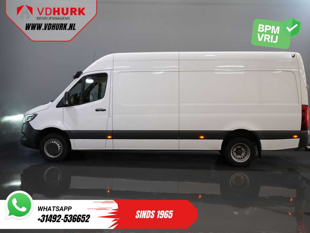 Mercedes-Benz Sprinter Bestelbus 519 3.0 CDI V6 Aut. L3H2 BPM VRIJ! LED/ Dubbel lucht/ 270Gr. Deuren/ Alarm III/ Navi/ Carplay/ Camera/ PDC/ Cruise/ Trekhaak/ Ai 9