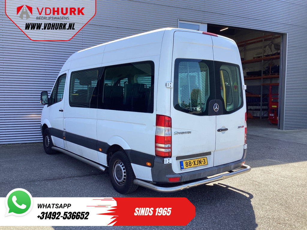 Mercedes-Benz Sprinter Rolstoelvervoer 313 2.2 CDI L2H2 € 10.164 Incl. BTW BPM VRIJ! Combi/ 9 Persoons/ Kombi/ 9P/ Airco/ Rolstoellift 1