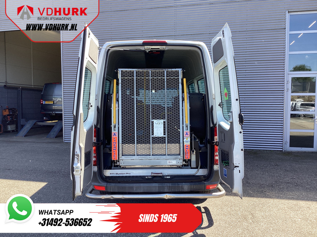 Mercedes-Benz Sprinter Rolstoelvervoer 313 2.2 CDI L2H2 € 10.164 Incl. BTW BPM VRIJ! Combi/ 9 Persoons/ Kombi/ 9P/ Airco/ Rolstoellift 4