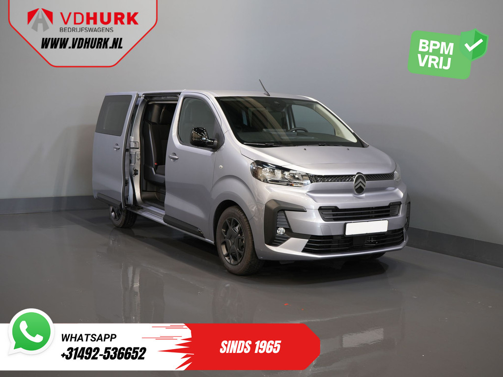 Citroën Jumpy Bestelbus 2.0 HDI 180 pk Aut. L3 DC Dubbel Cabine BPM VRIJ! 6 Pers./ 2x Schuifdeur/ Carplay/ Navi/ Camera/ Cruise/ Airco 8