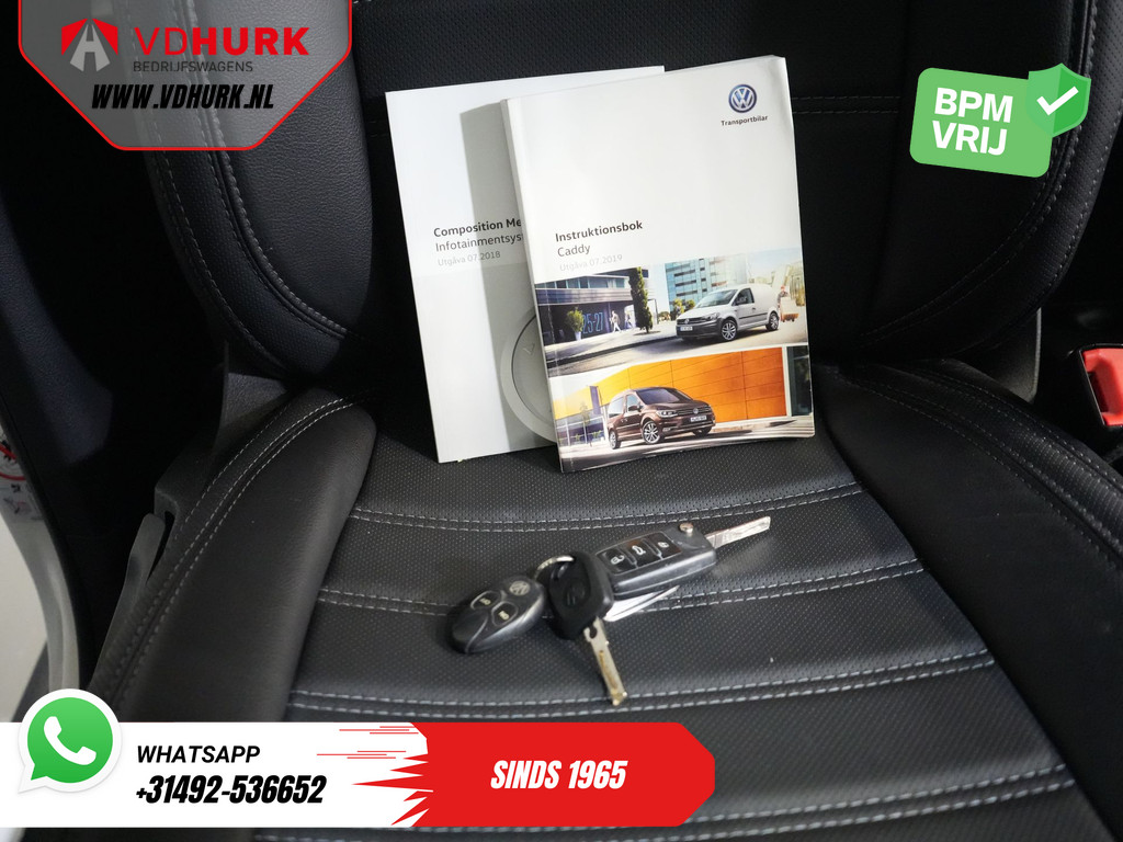 Volkswagen Caddy Bestelbus 2.0 TDI Edition 35 BPM VRIJ! Standkachel/ Stoelverw./ CarPlay/ PDC/ LMV/ Cruise/ Trekhaak/ Airco 24