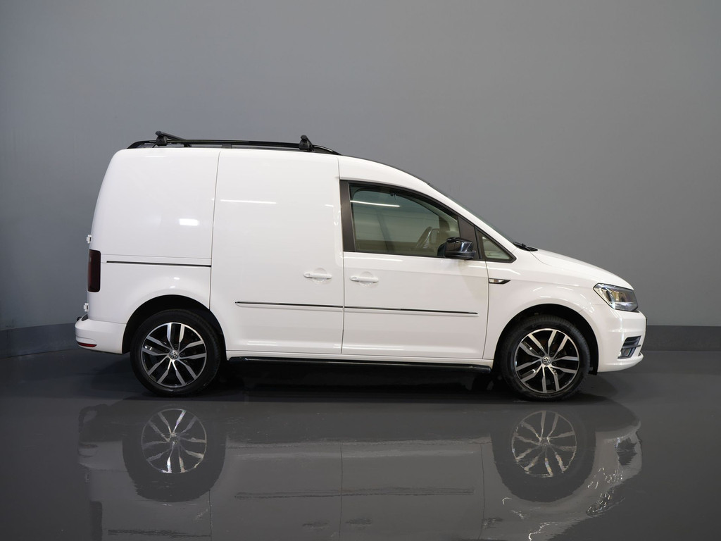 Volkswagen Caddy Bestelbus 2.0 TDI Edition 35 BPM VRIJ! Standkachel/ Stoelverw./ CarPlay/ PDC/ LMV/ Cruise/ Trekhaak/ Airco 36
