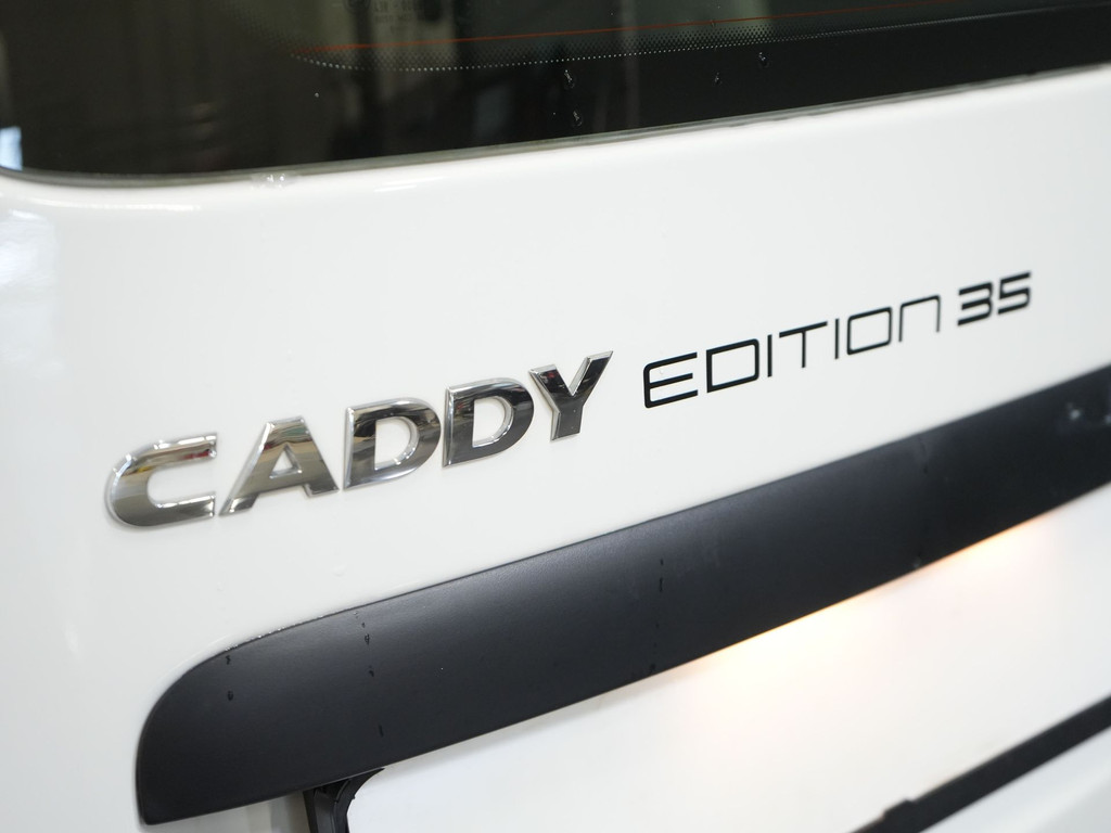 Volkswagen Caddy Bestelbus 2.0 TDI Edition 35 BPM VRIJ! Standkachel/ Stoelverw./ CarPlay/ PDC/ LMV/ Cruise/ Trekhaak/ Airco 42