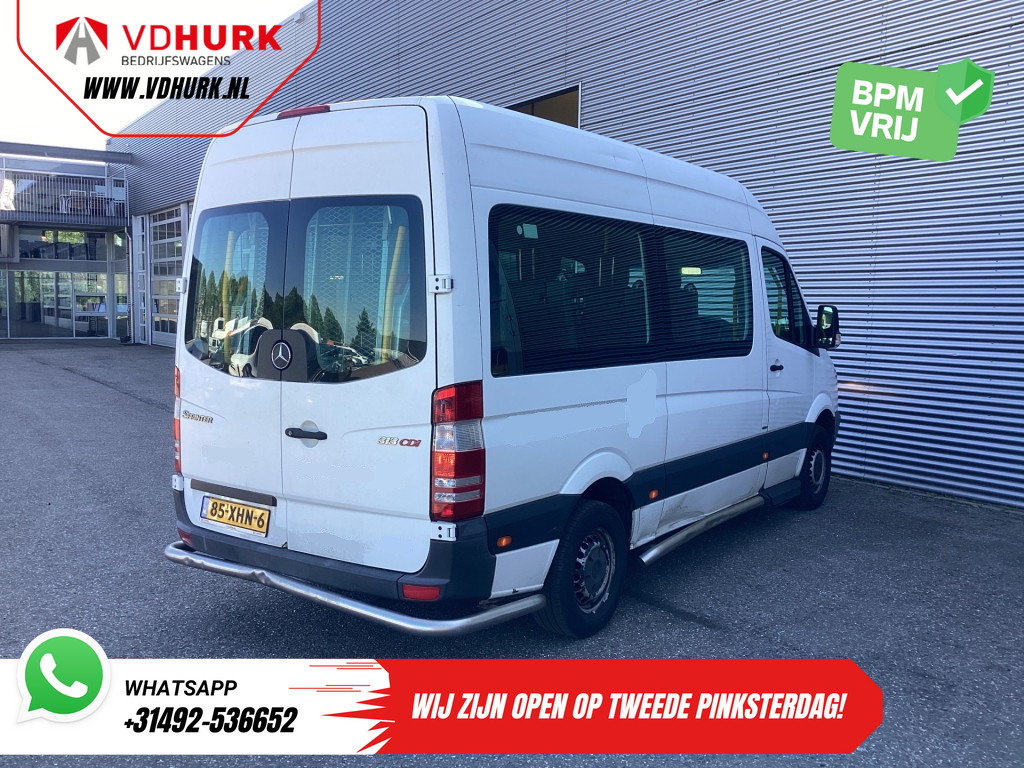 Mercedes-Benz Sprinter Personenvervoer 313 2.2 CDI Aut. L2H2 € 9.922 Incl. BTW BPM VRIJ! EXPORT ONLY Combi/ 9 Persoons/ Kombi/ 9P/ Airco/ Rolstoellift 9