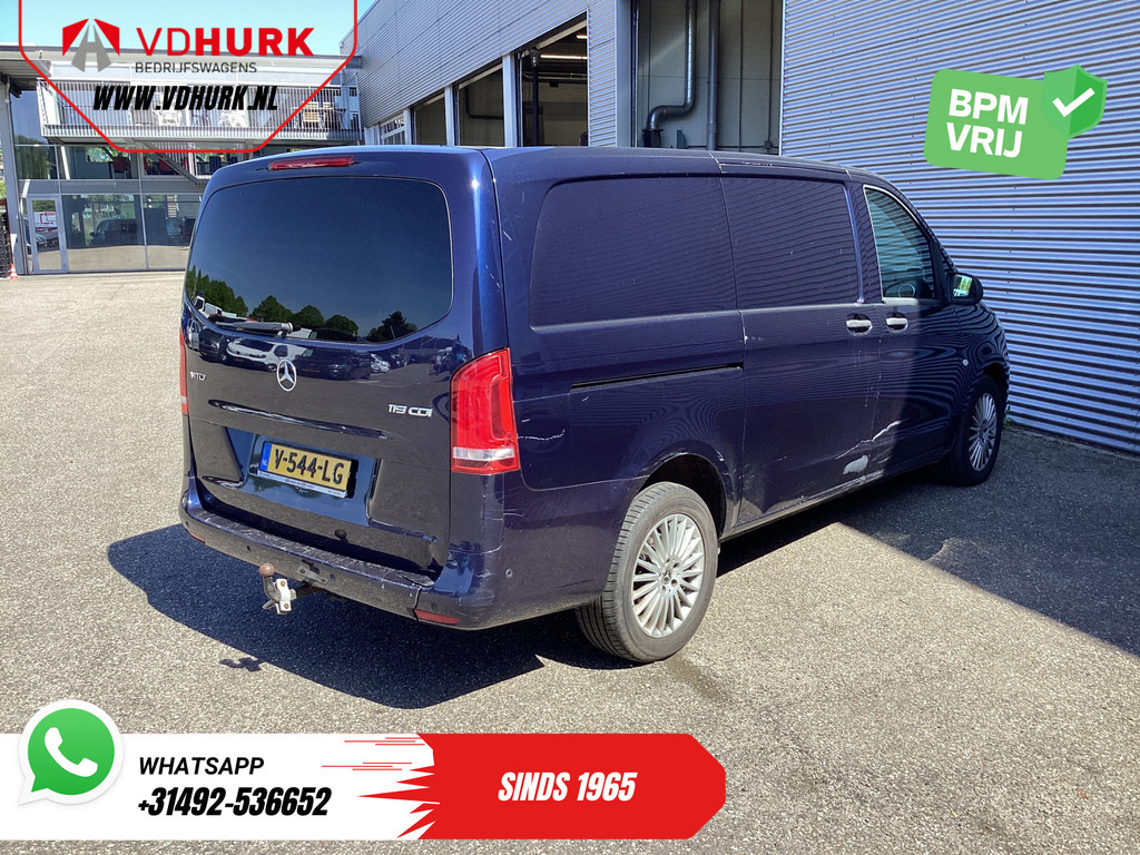 Mercedes-Benz Vito Bestelbus 119 CDI L2 Aut. EXPORT ONLY 2x Schuifdeur/ Leder/ LED/ Climate/ Cruise/ Camera/ Navi/ Trekhaak 1