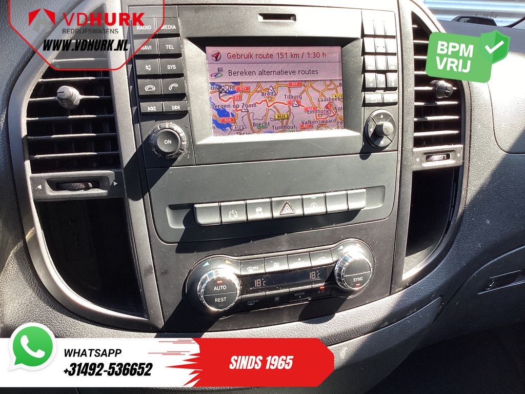Mercedes-Benz Vito Bestelbus 119 CDI L2 Aut. EXPORT ONLY 2x Schuifdeur/ Leder/ LED/ Climate/ Cruise/ Camera/ Navi/ Trekhaak 10