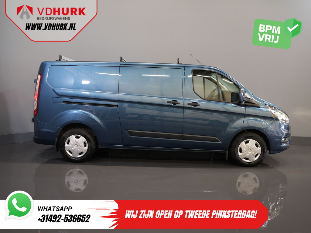 Ford Transit Custom Bestelbus 2.0 TDCI 130 pk Aut. L2 Trend BPM VRIJ! Adapt. Cruise/ Carplay/ Camera/ Navi/ PDC/ Trekhaak 10
