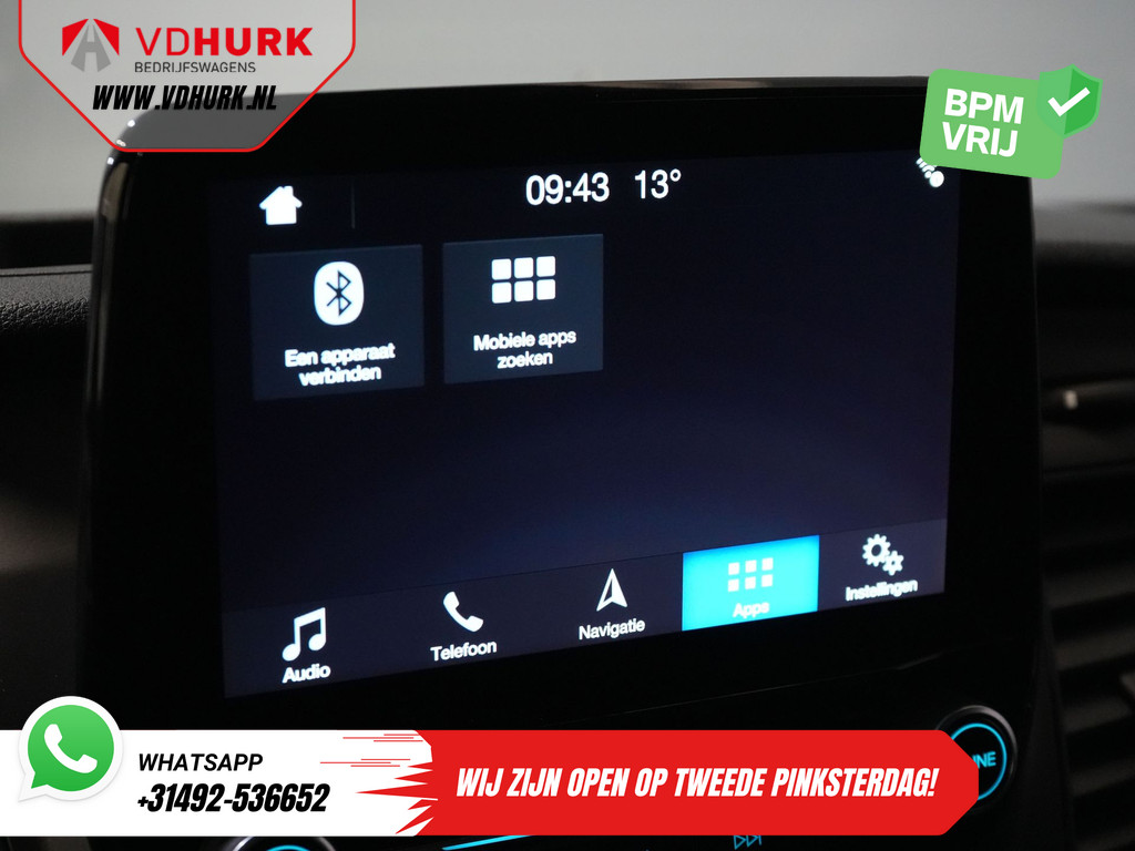 Ford Transit Custom Bestelbus 2.0 TDCI 130 pk Aut. L2 Trend BPM VRIJ! Adapt. Cruise/ Carplay/ Camera/ Navi/ PDC/ Trekhaak 24