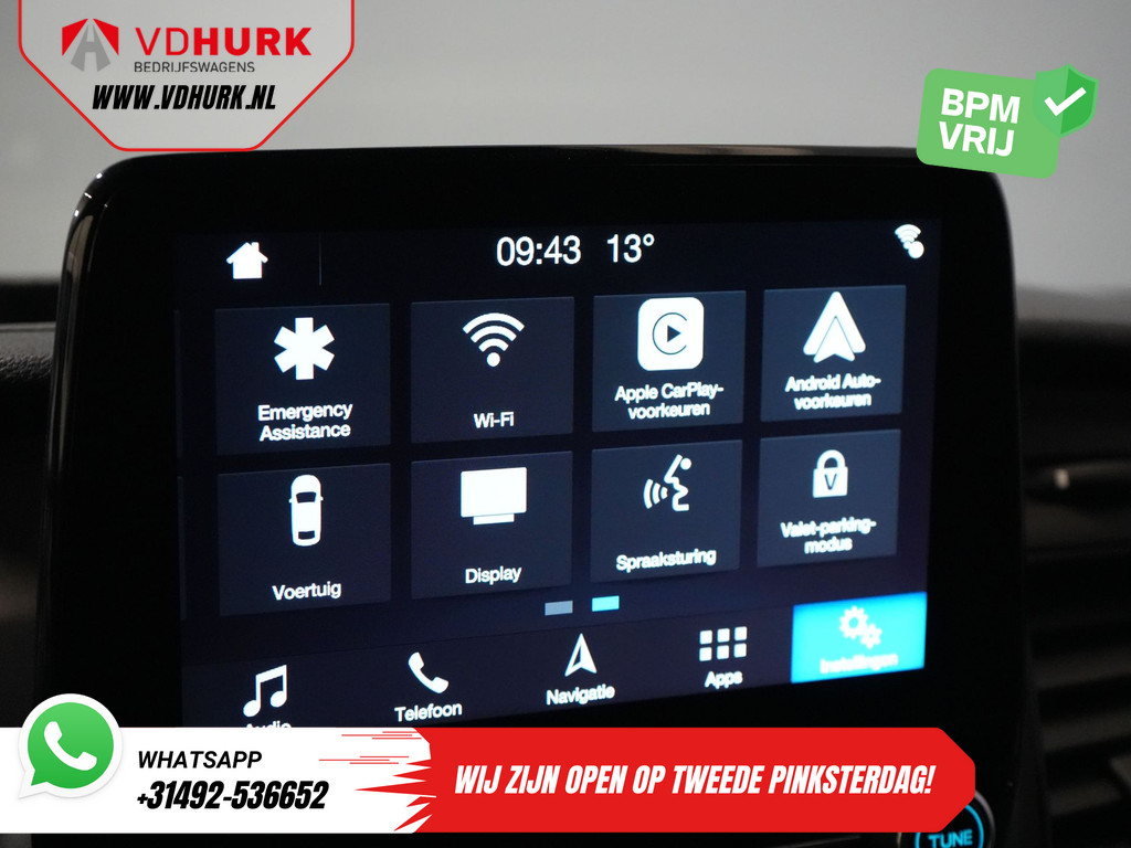 Ford Transit Custom Bestelbus 2.0 TDCI 130 pk Aut. L2 Trend BPM VRIJ! Adapt. Cruise/ Carplay/ Camera/ Navi/ PDC/ Trekhaak 25