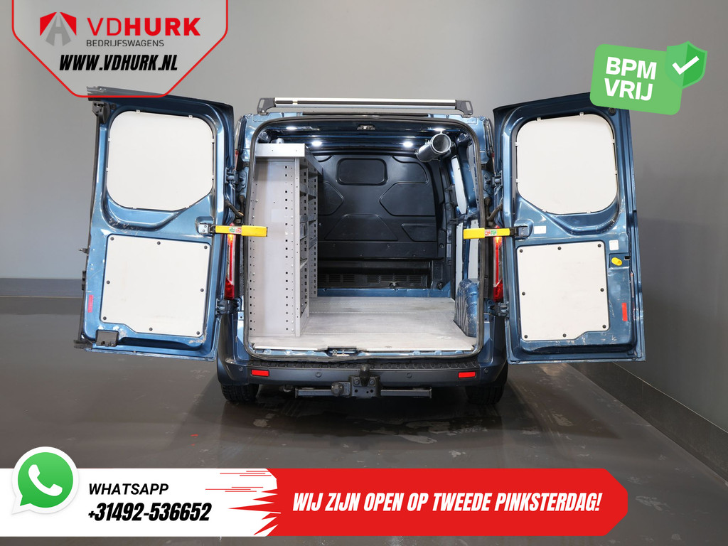 Ford Transit Custom Bestelbus 2.0 TDCI 130 pk Aut. L2 Trend BPM VRIJ! Adapt. Cruise/ Carplay/ Camera/ Navi/ PDC/ Trekhaak 4
