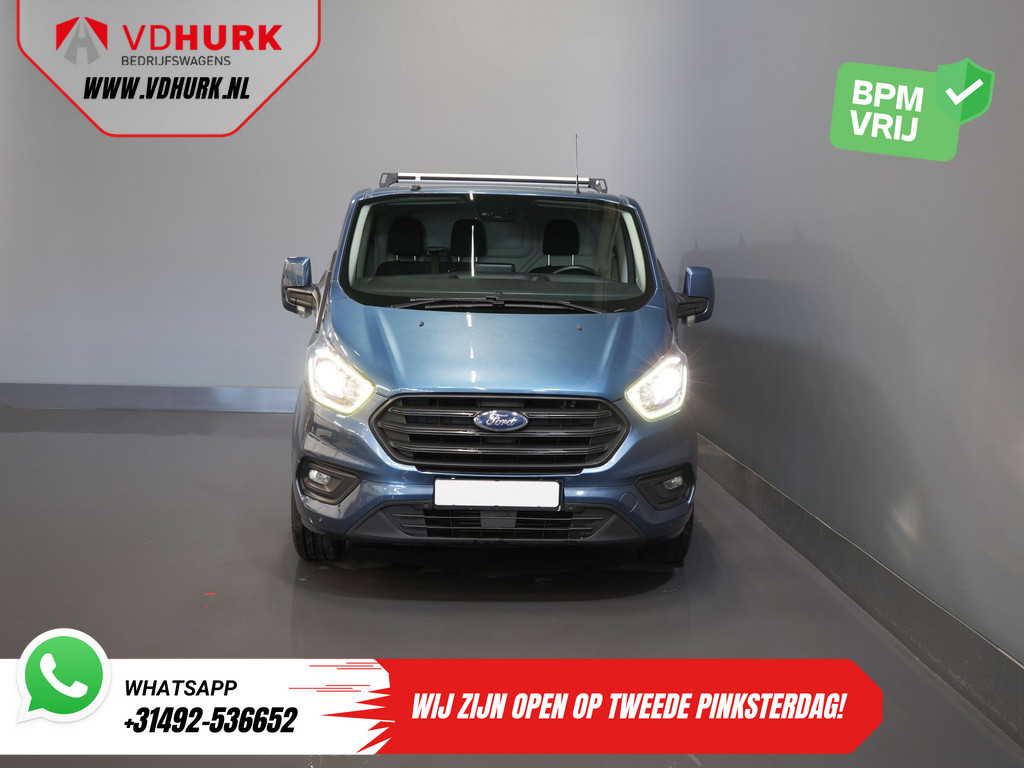 Ford Transit Custom Bestelbus 2.0 TDCI 130 pk Aut. L2 Trend BPM VRIJ! Adapt. Cruise/ Carplay/ Camera/ Navi/ PDC/ Trekhaak 6