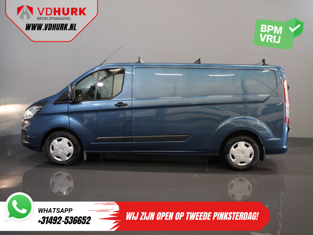 Ford Transit Custom Bestelbus 2.0 TDCI 130 pk Aut. L2 Trend BPM VRIJ! Adapt. Cruise/ Carplay/ Camera/ Navi/ PDC/ Trekhaak 9