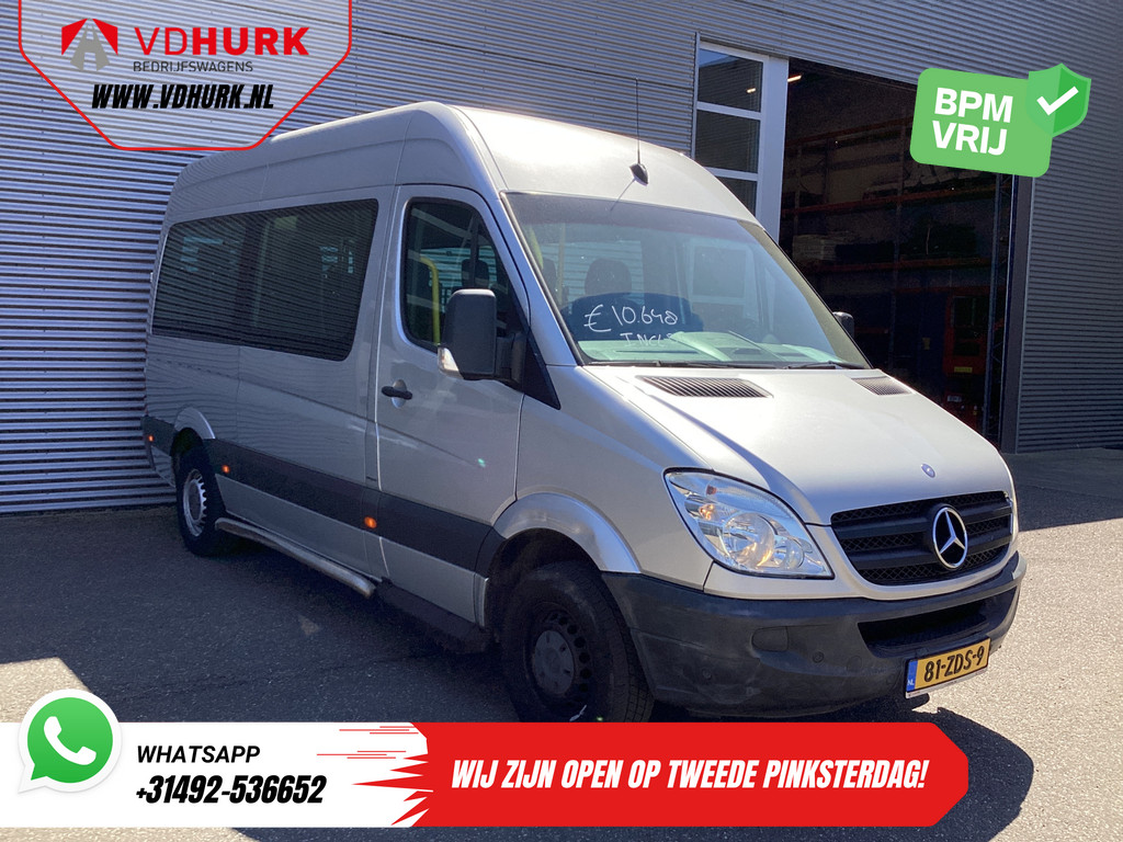 Mercedes-Benz Sprinter Personenvervoer 313 2.2 CDI Aut. L2H2 €10.648,- Incl. BTW BPM VRIJ! EXPORT ONLY Rolstoelvervoer/ Combi/ 9 Persoons/ Kombi/ 9P/ Airco/ Rolstoelli 0