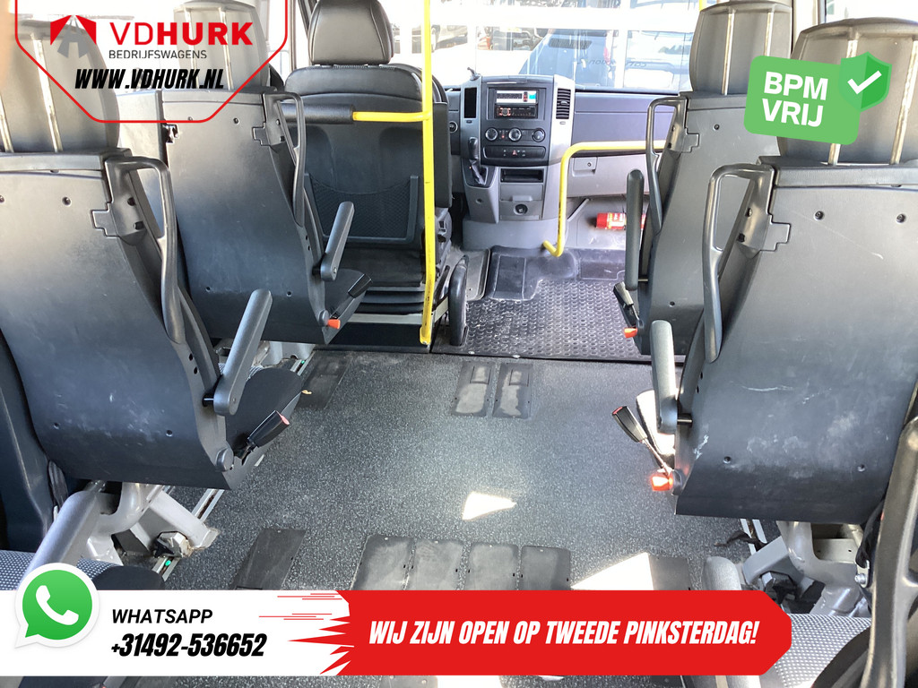 Mercedes-Benz Sprinter Personenvervoer 313 2.2 CDI Aut. L2H2 €10.648,- Incl. BTW BPM VRIJ! EXPORT ONLY Rolstoelvervoer/ Combi/ 9 Persoons/ Kombi/ 9P/ Airco/ Rolstoelli 11