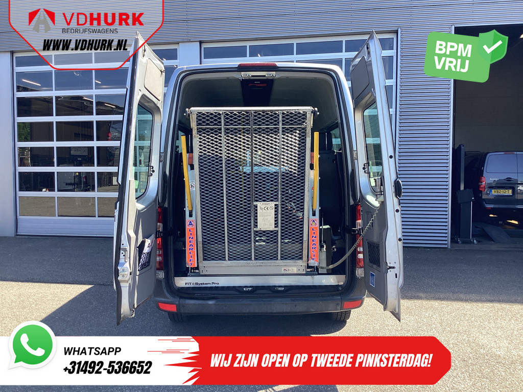 Mercedes-Benz Sprinter Personenvervoer 313 2.2 CDI Aut. L2H2 €10.648,- Incl. BTW BPM VRIJ! EXPORT ONLY Rolstoelvervoer/ Combi/ 9 Persoons/ Kombi/ 9P/ Airco/ Rolstoelli 4