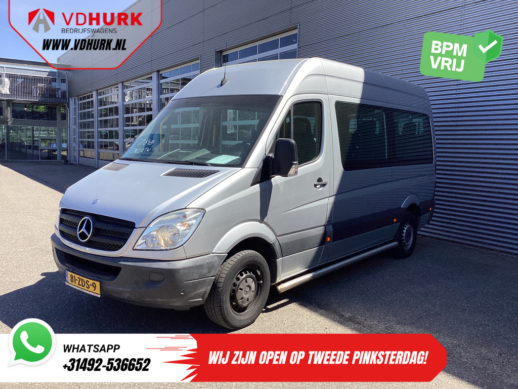 Mercedes-Benz Sprinter Personenvervoer 313 2.2 CDI Aut. L2H2 €10.648,- Incl. BTW BPM VRIJ! EXPORT ONLY Rolstoelvervoer/ Combi/ 9 Persoons/ Kombi/ 9P/ Airco/ Rolstoelli 8