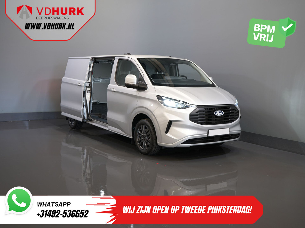 Ford Transit Custom Bestelbus 320 2.0 TDCI L2 Limited BPM VRIJ! Garantie tot 2-2028/ Adap.Cruise/ LED/ Stoelverw./ Camera/ PDC/ Climate 8