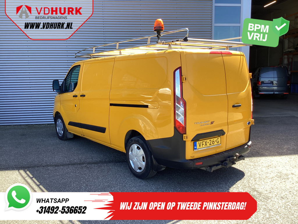 Ford Transit Custom Bestelbus 340 2.0 TDCI 130 pk L2 EXPORT ONLY Trend 2.8t Trekverm./ 2x Schuifdeur/ Imperiaal/ Carplay/ Camera/ Trekhaak 1