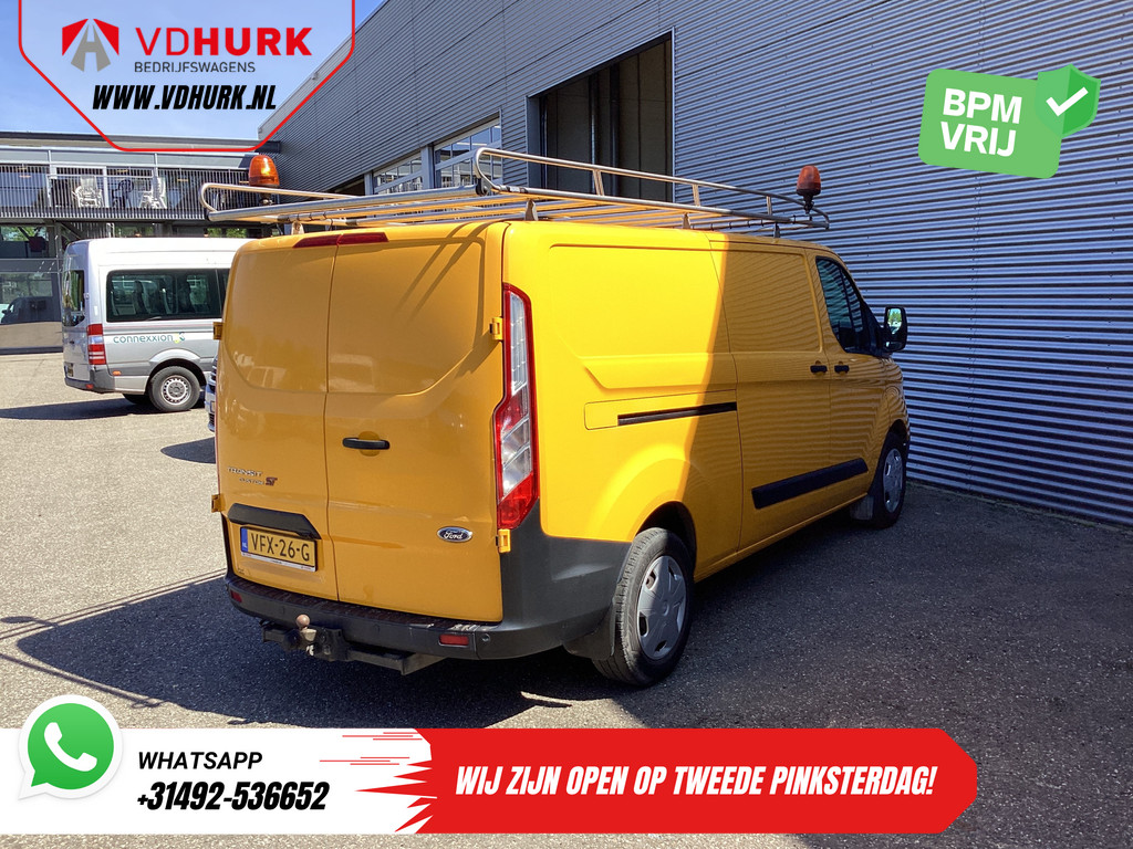 Ford Transit Custom Bestelbus 340 2.0 TDCI 130 pk L2 EXPORT ONLY Trend 2.8t Trekverm./ 2x Schuifdeur/ Imperiaal/ Carplay/ Camera/ Trekhaak 8