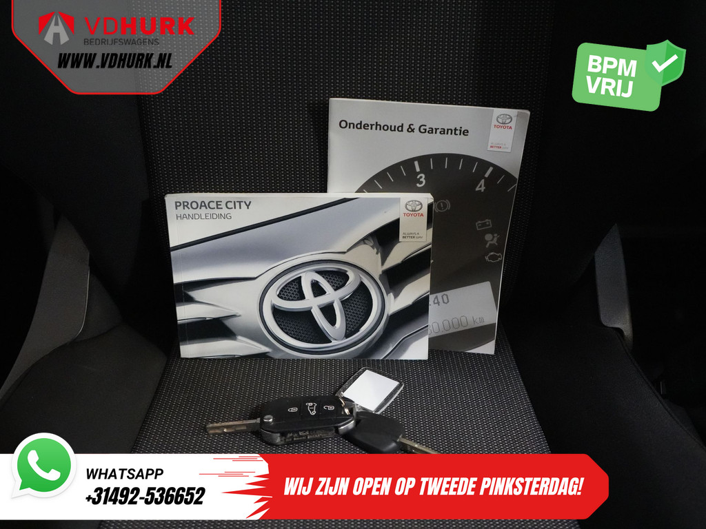 Toyota PROACE CITY Bestelbus 1.5 100 pk L2 BPM VRIJ! Imperiaal/ NL Auto/ Airco/ Cruise/ Trekhaak 21