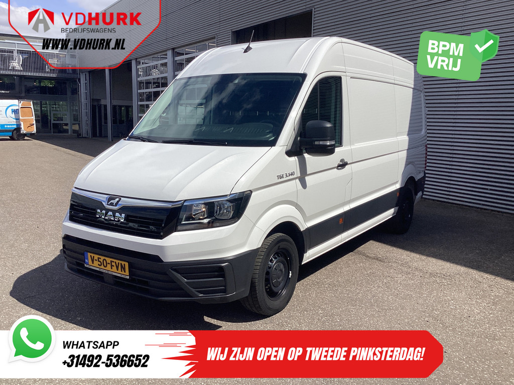 MAN TGE Bestelbus 35 2.0 140 pk Aut. L3H3 BPM VRIJ! Gev.Stoel/ Werklampen/ Carplay /Camera/ Cruise/ Trekhaak/ Opstap/ Aircp 7