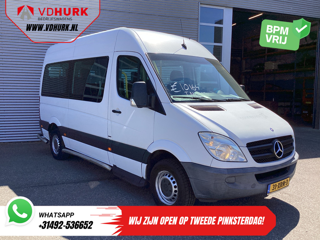 Mercedes-Benz Sprinter Personenvervoer 313 2.2 CDI L2H2 €10.164 Incl. BTW BPM VRIJ! EXPORT ONLY Combi/ 9 Persoons/ Kombi/ 9P/ Airco/ Rolstoellift 0