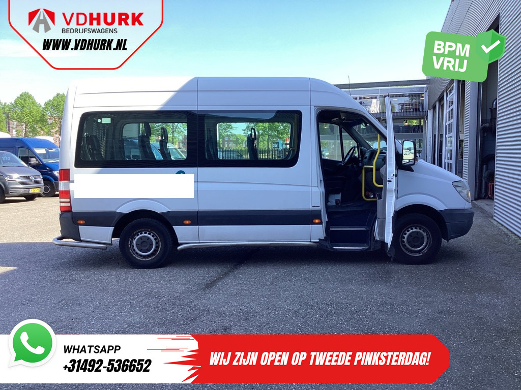 Mercedes-Benz Sprinter Personenvervoer 313 2.2 CDI L2H2 €10.164 Incl. BTW BPM VRIJ! EXPORT ONLY Combi/ 9 Persoons/ Kombi/ 9P/ Airco/ Rolstoellift 5