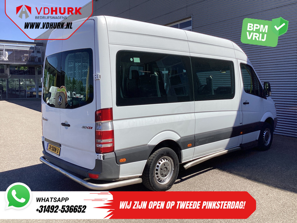Mercedes-Benz Sprinter Personenvervoer 313 2.2 CDI L2H2 €10.164 Incl. BTW BPM VRIJ! EXPORT ONLY Combi/ 9 Persoons/ Kombi/ 9P/ Airco/ Rolstoellift 9