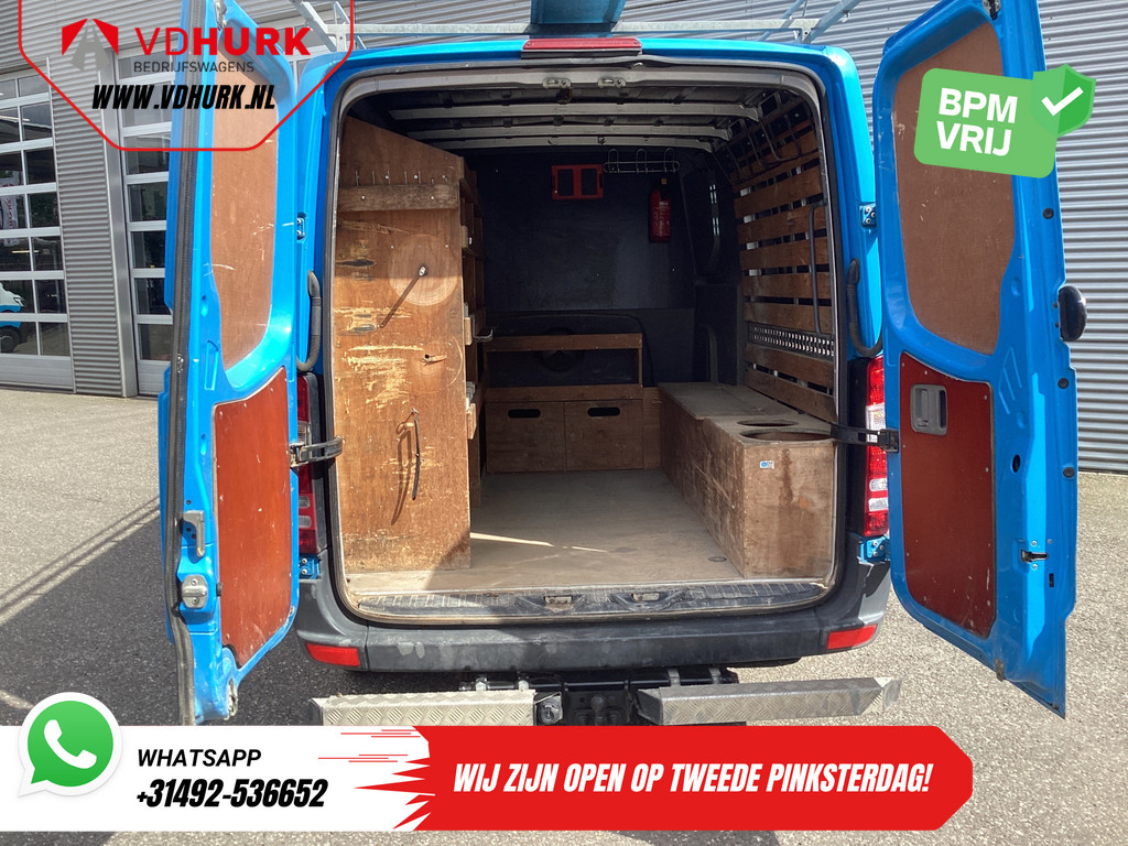 Mercedes-Benz Sprinter Bestelbus 313 2.2 CDI Aut. L2 DC Dubbel Cabine EXPORT ONLY Airco/ 2.8t Trekverm./ Imperiaal & Trap/ 7 Pers. 4