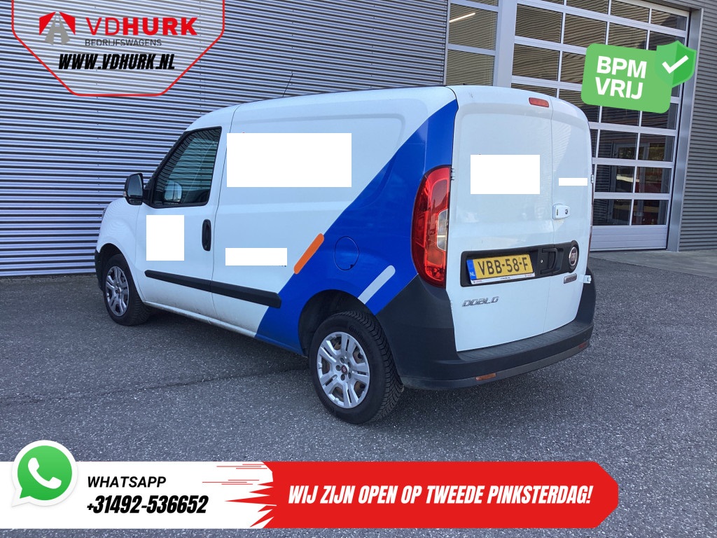 Fiat Dobló Cargo Bestelbus 1.3 MJ BPM VRIJ! 7x Voorraad NL Auto/ Airco/ Bluetooth/ Betimmering 1