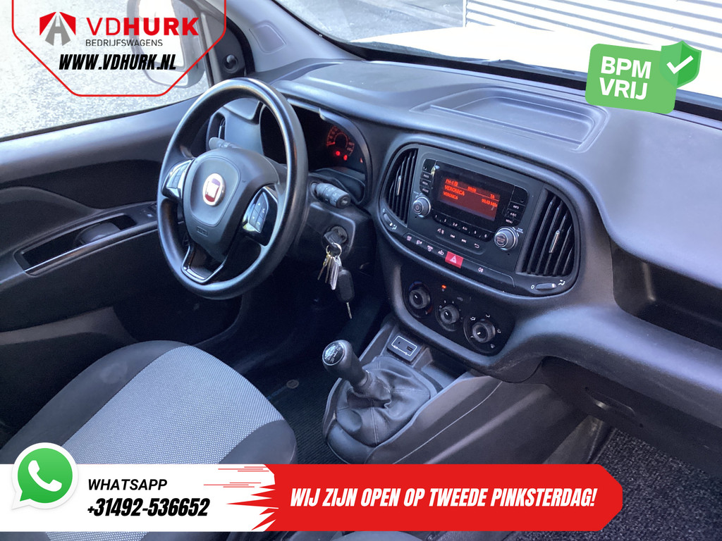 Fiat Dobló Cargo Bestelbus 1.3 MJ BPM VRIJ! 7x Voorraad NL Auto/ Airco/ Bluetooth/ Betimmering 2