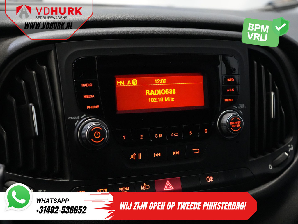 Fiat Dobló Cargo Bestelbus 1.3 MJ BPM VRIJ! 7x Voorraad NL Auto/ Airco/ Bluetooth/ Betimmering 19
