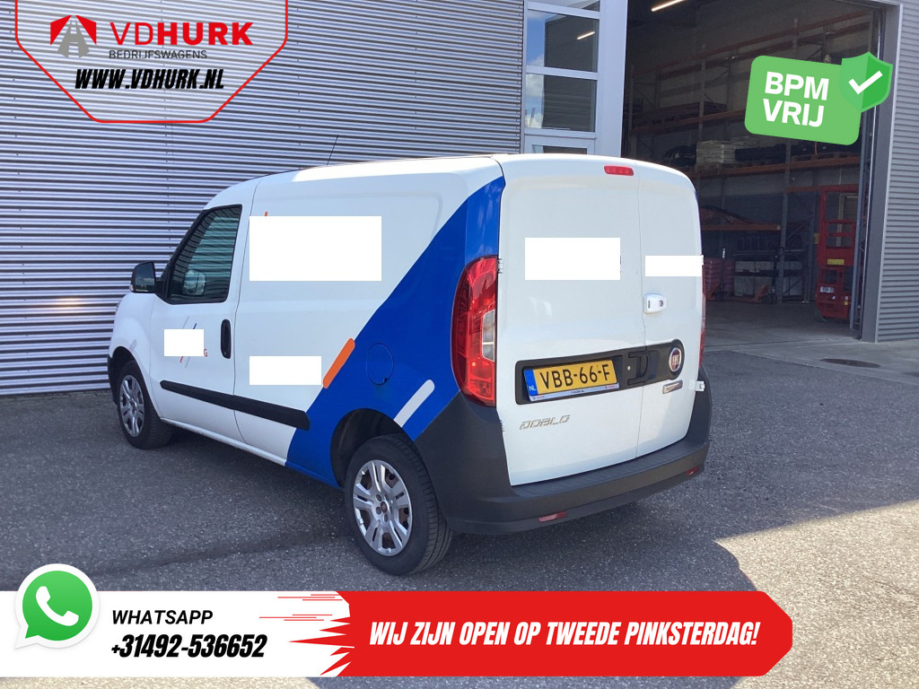 Fiat Dobló Cargo Bestelbus 1.3 MJ BPM VRIJ! 7x Voorraad NL Auto/ Airco/ Bluetooth/ Betimmering 1