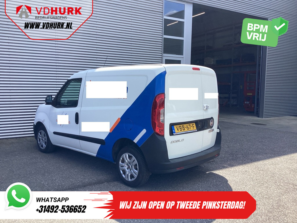 Fiat Dobló Cargo Bestelbus 1.3 MJ BPM VRIJ! 7x Voorraad NL Auto/ Airco/ Bluetooth/ Betimmering 1
