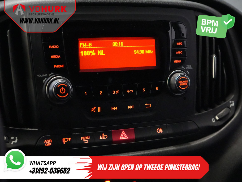 Fiat Dobló Cargo Bestelbus 1.3 MJ BPM VRIJ! 7x Voorraad NL Auto/ Airco/ Bluetooth/ Betimmering 18