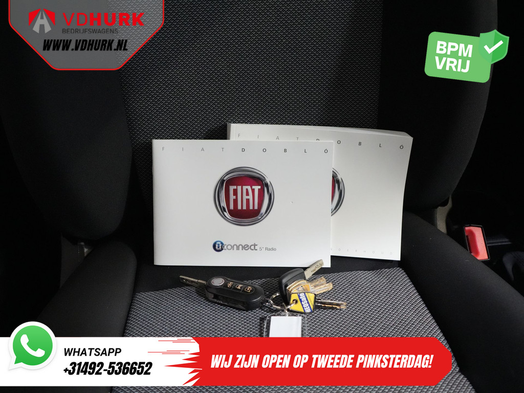 Fiat Dobló Cargo Bestelbus 1.3 MJ BPM VRIJ! 7x Voorraad NL Auto/ Airco/ Bluetooth/ Betimmering 19