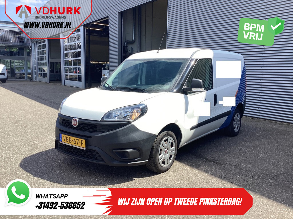 Fiat Dobló Cargo Bestelbus 1.3 MJ BPM VRIJ! 7x Voorraad NL Auto/ Airco/ Bluetooth/ Betimmering 7