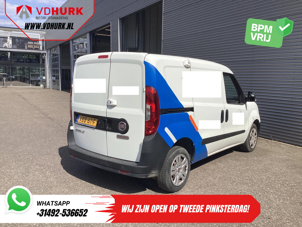Fiat Dobló Cargo Bestelbus 1.3 MJ BPM VRIJ! 7x Voorraad NL Auto/ Airco/ Bluetooth/ Betimmering 1