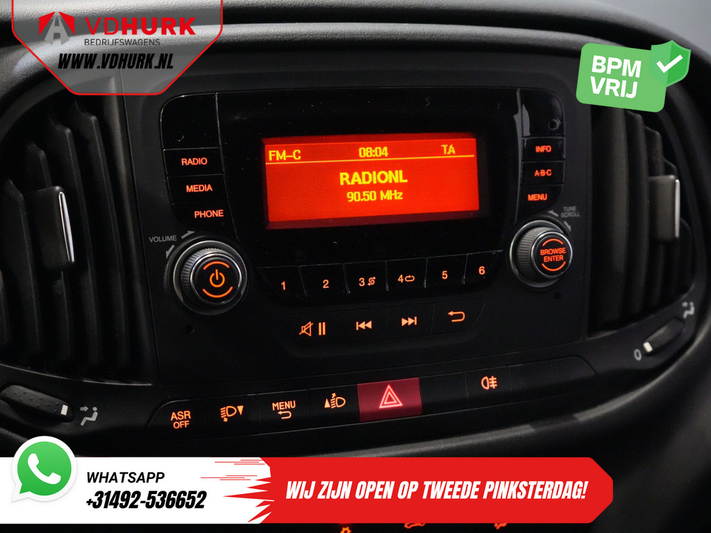 Fiat Dobló Cargo Bestelbus 1.3 MJ BPM VRIJ! 7x Voorraad NL Auto/ Airco/ Bluetooth/ Betimmering 18