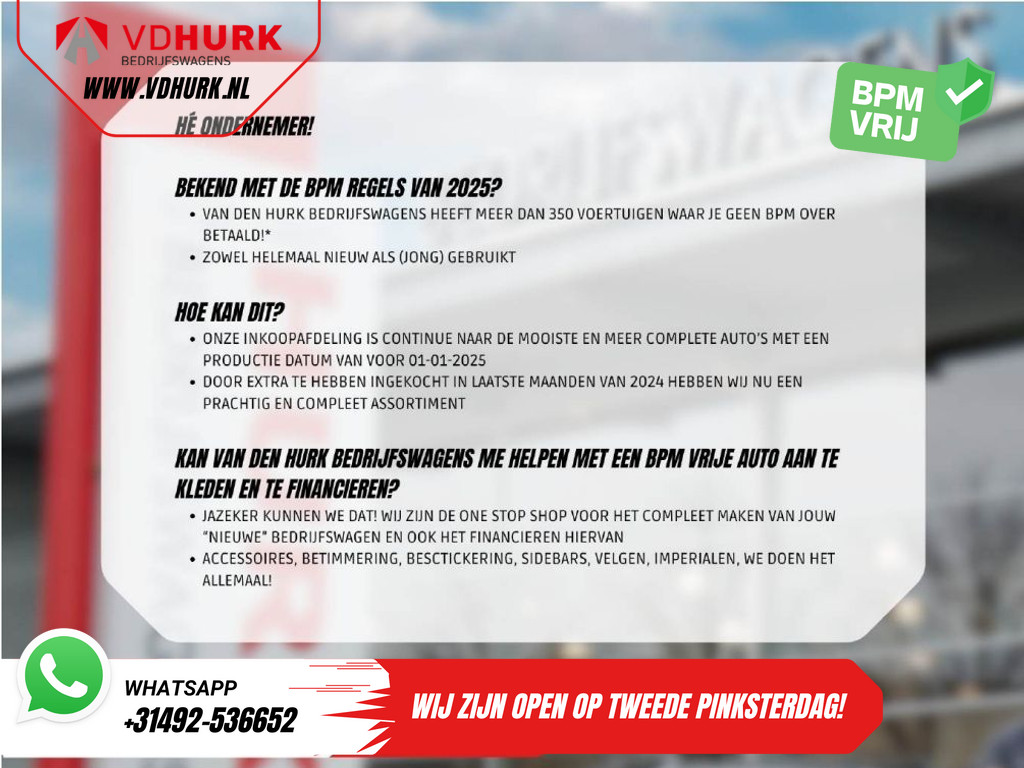 Toyota ProAce Bestelbus 1.6 D-4D 115 pk L2 BPM VRIJ! Cruise/ Camera/ Trekhaak 7