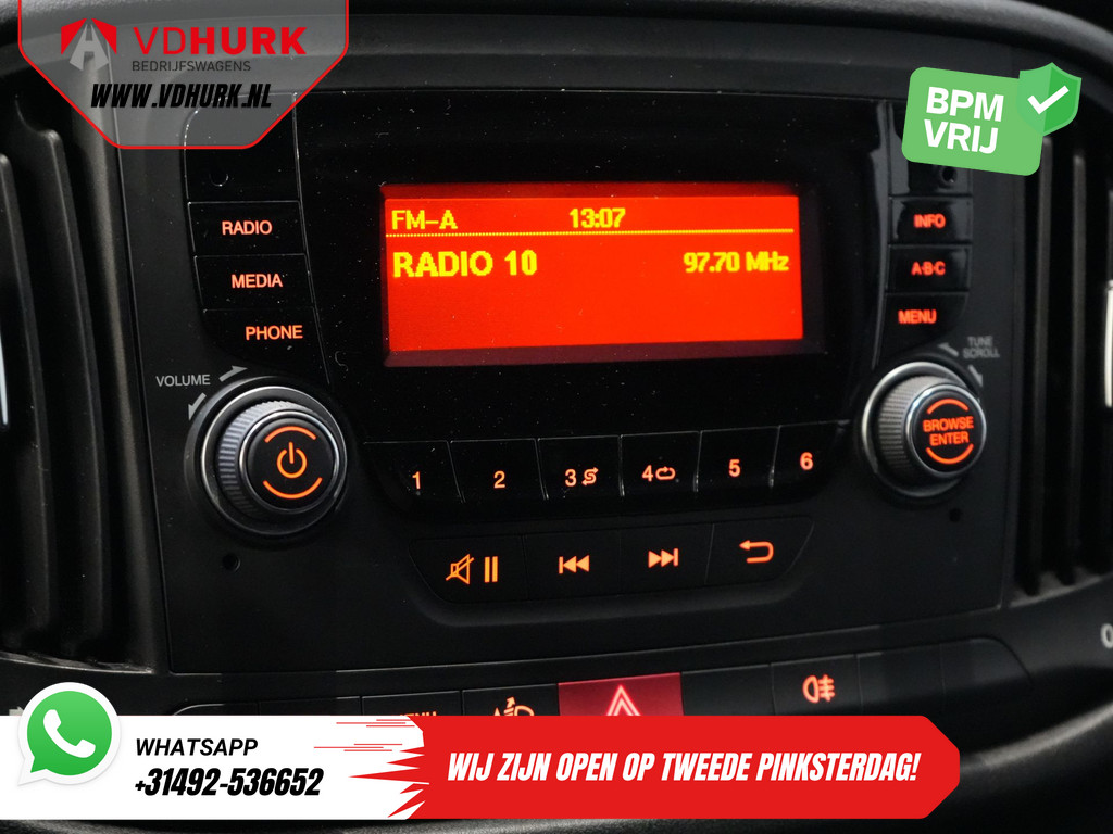 Fiat Dobló Cargo Bestelbus 1.3 MJ BPM VRIJ! 7x Voorraad NL Auto/ Airco/ Bluetooth/ Betimmering 18